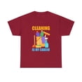 thumbnail image 2 of Cleaning Is My Cardio Housekeeping Housekeeper Light T-Shirt, 2 of 2