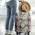 thumbnail image 2 of Pioneer Flower Floral Print Pattern Luggage Cover Fashion Suitcase Cover Baggage Covers Fit 25-28 Inch Luggage (Go Travel), 2 of 5
