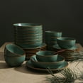 thumbnail image 2 of Stone + Lain Brasa Stoneware Collection Dinnerware Set, 32-Piece Service for 8, Green, 2 of 6