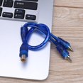 thumbnail image 4 of 1pc 30cm 2 RCA macho a 1 RCA hembra cobre aluminio Cable para Audio de coche Likrtyny Accesorios electrónicos, 4 of 6