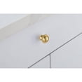 thumbnail image 3 of Perillas para Gabinete Elegantes Kadea 3 cm Dorado Cepillado Juego de 10, 3 of 6