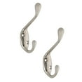 thumbnail image 1 of Era Double Hook 2-Pack Nickel, 1 of 7