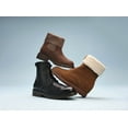 thumbnail image 6 of Wonder Nation Little Girls and Big Girls Sweater Knit Faux Leather Boots, 6 of 6
