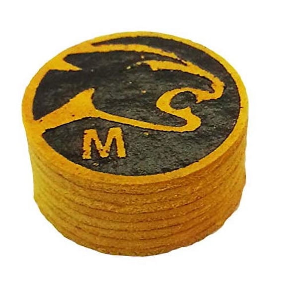 Predator Billiards Victory Yellow/Gold Billiards Pool Cue Stick Tip - MEDIUM