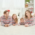 thumbnail image 5 of HYwys Family Matching Reindeer Print Christmas Sleepwear Pajamas Set, 2 Piece (Women's S-3XL), 5 of 9