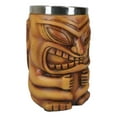 thumbnail image 4 of Large Exotic Tropical Hawaiian Luau Party Maori Faux Wooden Tiki Coffee Mug 16oz, 4 of 9