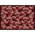 thumbnail image 1 of Ahgly Company Tapis Rectangulaire Lavable en Machine Intérieur Transitionnel Rouge Indien, 2 Pieds x 4 Pieds, 1 of 7