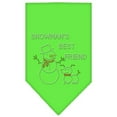 thumbnail image 3 of Mirage Pet Snowman's Best Friend Rhinestone Bandana Cocoa Large, 3 of 10