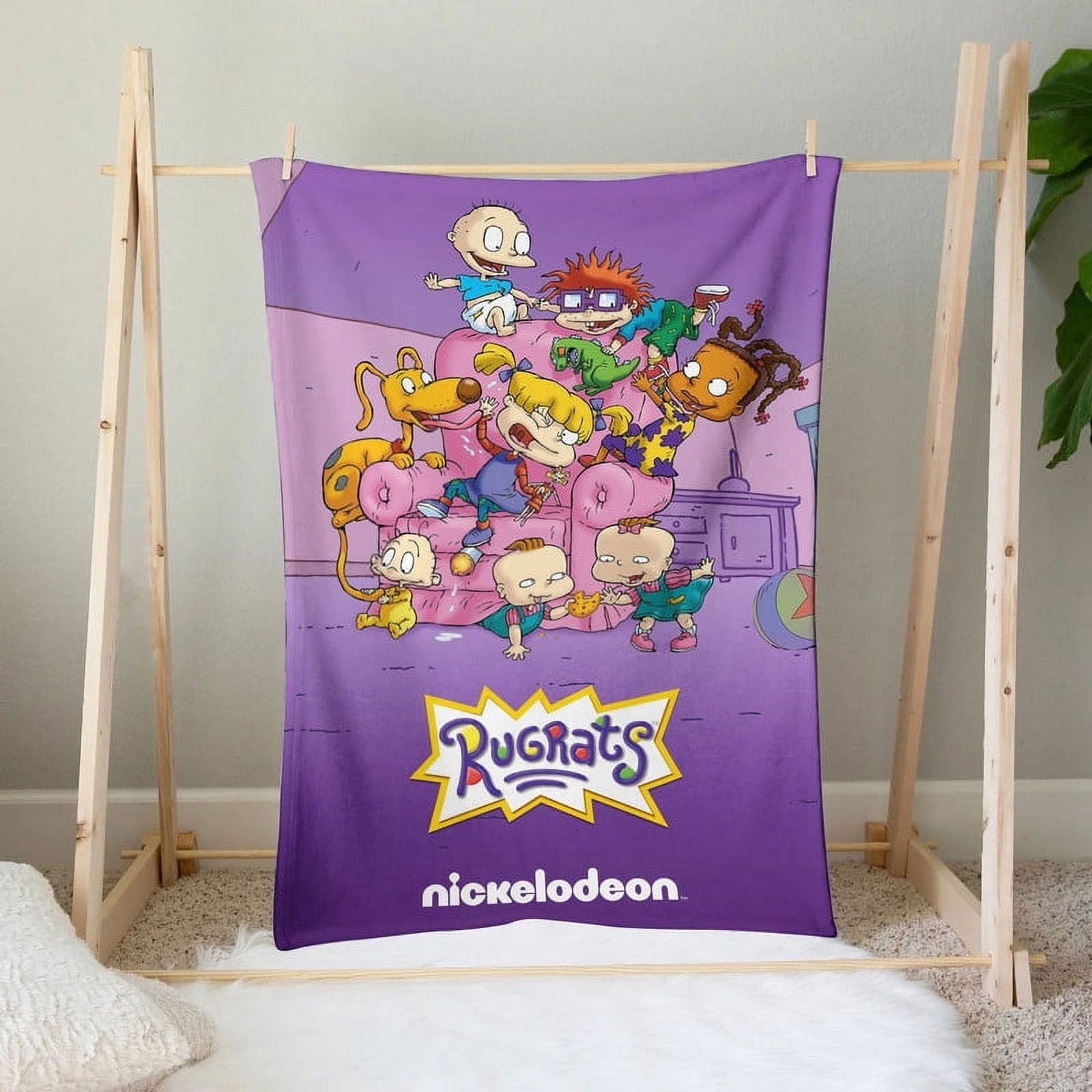 Rugrats Throw Blanket Gifts for Fans Lover Girls Boys Women Present Hoodie Him Bed 30"x40"