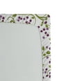 thumbnail image 2 of Ambesonne Flower Fitted Sheet, Wild Berries Botanical, Full Size, Purple Green White, 2 of 2