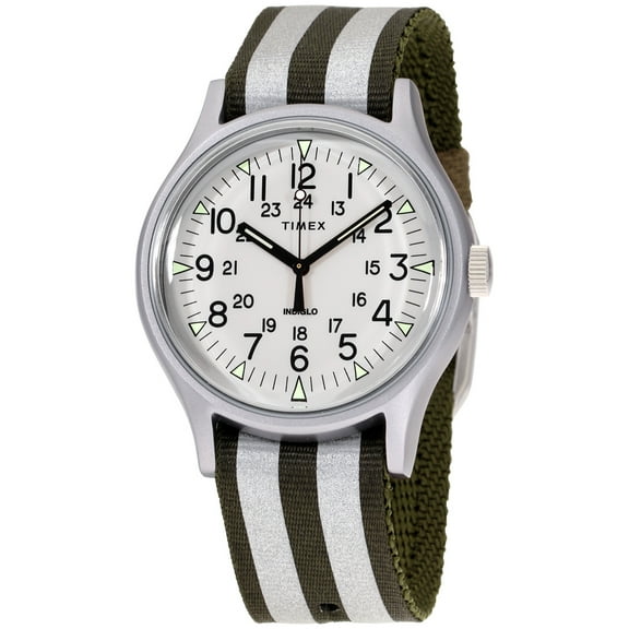 Timex MK1 Quartz Movement Silver Dial Unisex Watch TW2R80900