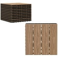 thumbnail image 1 of Outsunny 11 Pack 12" x 12" WPC Interlocking Deck Tiles Waterproof, 1 of 10