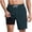 Navy, variant on Men’s Swim Trunks with Compression Liner Quick Dry Beach Swim Shorts Elastic Waist Drawstring Lightweight 2 in 1 Board Shorts for Swimming Surfing Vacation
