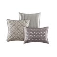 thumbnail image 2 of Madison Park MP10-1737 Biloxi Comforter Set, California King, Silver, 2 of 5