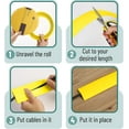 thumbnail image 4 of Bates- Floor Cord Cover, 6 ft Cable Cover, Yellow Extension Cord Cover Floor, 4 of 8