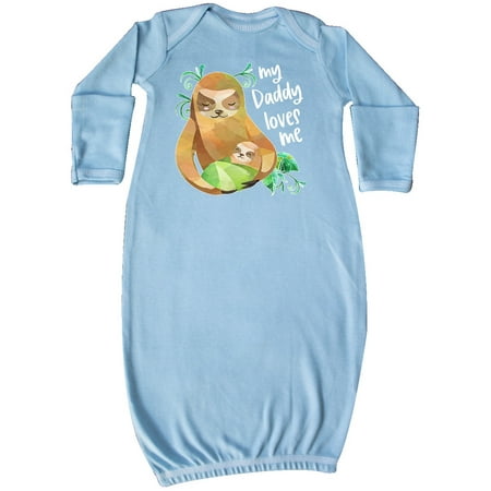 My Daddy Loves Me Cute Sloth and Baby Newborn