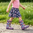 thumbnail image 7 of FUNCOO PLUS Toddler Rubber Rain Boots Kids Waterproof Boots for Girls, Butterfly, Toddler Size 5, 7 of 7