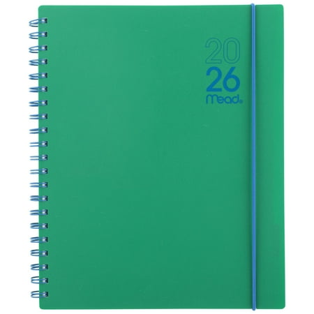 Mead Color Pop 2026 Weekly Planner, Mystic Green, 8.5" x 11"