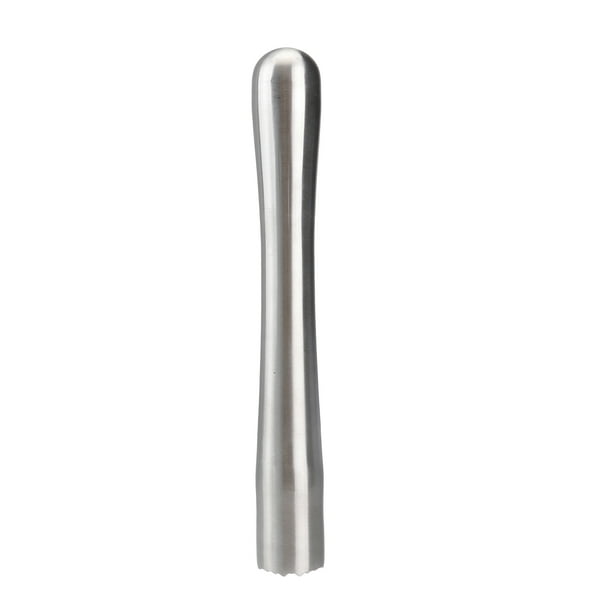 EeaseMX 1 unidad de barras de acero inoxidable para picar hielo, para vino, con forma de martillo de limón, para bar, fiesta, banquete (18,5 cm, plata 201)