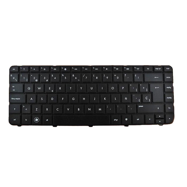 Marco negro Brillante Sunnimix Teclado español para computadora portátil