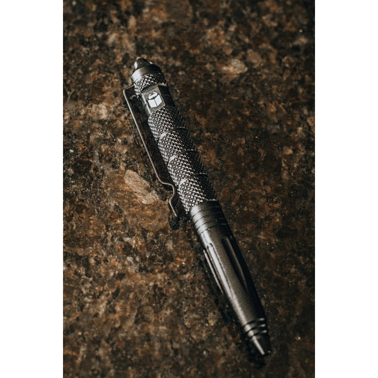 Cardstalked Metal Rescue Pen with Tungsten Glass Breaker - EDC Tool for  Everyday Carry, First Responder & Father's Day Gift