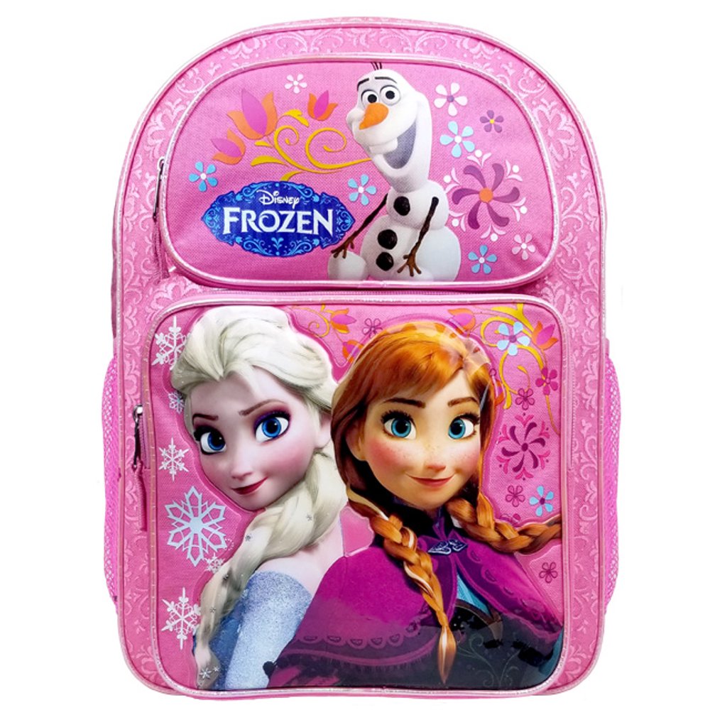 Disney Disney Frozen Elsa & Anna Pink Girls Large Backpack/School