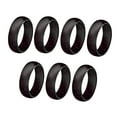 thumbnail image 1 of Flmtop 7Pcs Women Fashion Silicone Soft Shiny Glitter Finger Rings Party Jewelry Gift, 1 of 10
