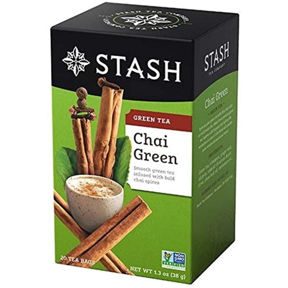 Stash Tea Chai Green Tea, 20 Ct, 2 Pk