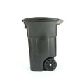 Toter 64 Gal. Trash Can Greenstone with Wheels and Lid