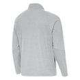 thumbnail image 3 of Men's Antigua Heather Gray Boston College Eagles Certain Tri-Blend Quarter-Zip Top, 3 of 3