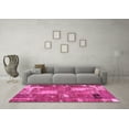 thumbnail image 3 of Ahgly Company Indoor Rectangle Patchwork Pink Transitional Area Rugs, 2' x 4', 3 of 4
