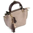 thumbnail image 3 of Mini Clova Women's Fashion Geniune Leather Top Handle Satchel Purse, 3 of 7