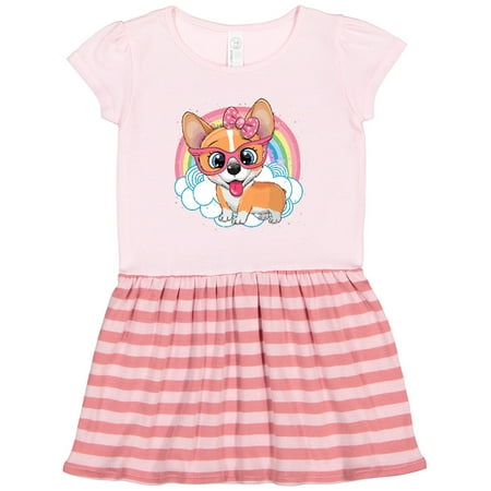 

Inktastic Corgi Gifts Dog Lover Gift Toddler Girl Dress