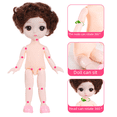 thumbnail image 5 of Muñeca Princesa Conjunto Muñeca Niñas Juguete Vestir Muñeca Ajustable, 5 of 5