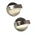 thumbnail image 3 of Kearding Interruptor giratorio de aleación de zinc de 6 piezas para estufa de con combinación cóncava única Accesorios para electrodomésticos, 3 of 6