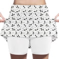 thumbnail image 2 of Bxsruta Zhongda Girls Skorts High Waist Loose Fit A Line Fake Two Piece Sports Skirt for Casual Daily Wear, 2 of 7