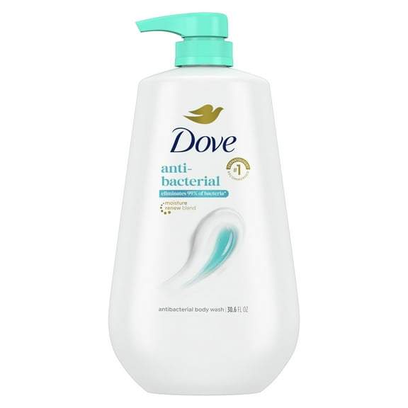 Dove Care and Protect Antibacterial Daily Use Softening Body Wash, 30.6 fl oz