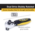 thumbnail image 2 of wqlpp-12051 3/8 and 1/2-Inch Dr. Stubby Ratchet, 2 of 4
