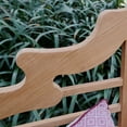 thumbnail image 4 of Cambridge Casual Willem Outdoor Teak Bench - Brown, 4 of 8