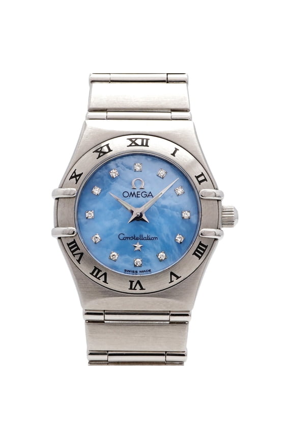 Pre-Owned Omega Constellation 1562.85 Blue Dial Men's Watch