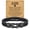 8th Grade Grad, variant on Graduation Gifts Bracelet for Him -Black Braided Leather Infinity Knot Bracelets for Men, Cool Class of 2026 Grad Gifts for 5th Grade | 8th Grade | Middle School | College | Master Degree