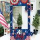 thumbnail image 4 of Decoraciones para el Día de los Caídos, decoraciones para el 4 de julio, decoraciones patrióticas, marcos de fotos para el Día de la Independencia, suministros para fiestas, telas de fondo, accesorios, 4 of 5