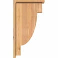 thumbnail image 3 of 5 1/2"W x 14"D x 26"H Alpine Smooth Corbel w/Backplate, Western Red Cedar, 3 of 9