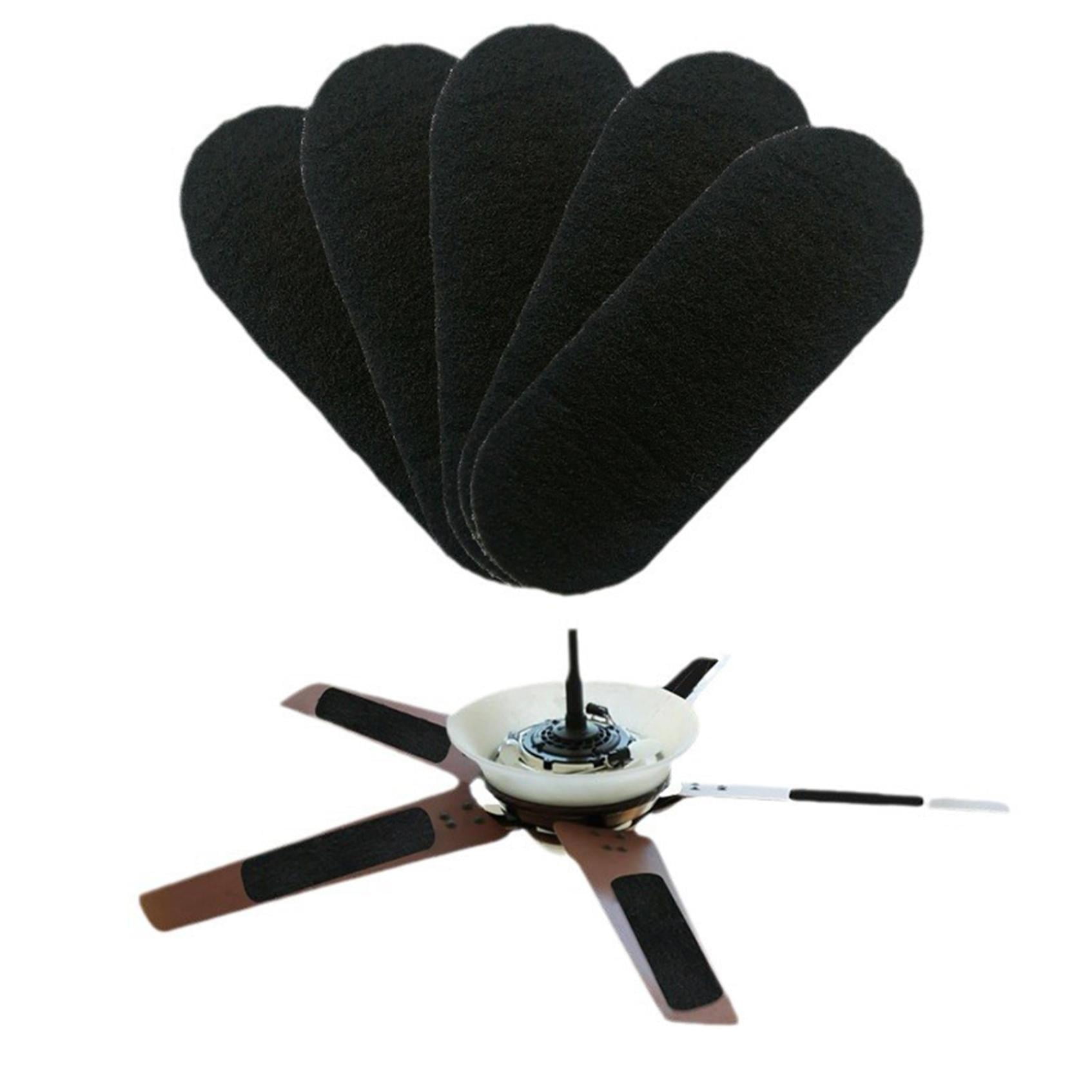 10pcs Ceiling Fan Air Purifier Filters - Activated Coconut Carbon Pads, Stick-on Blade Filters For Dust & Odor