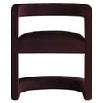 thumbnail image 5 of Winslow Performance Velvet Barrel Accent Chair in Mulberry, 5 of 10