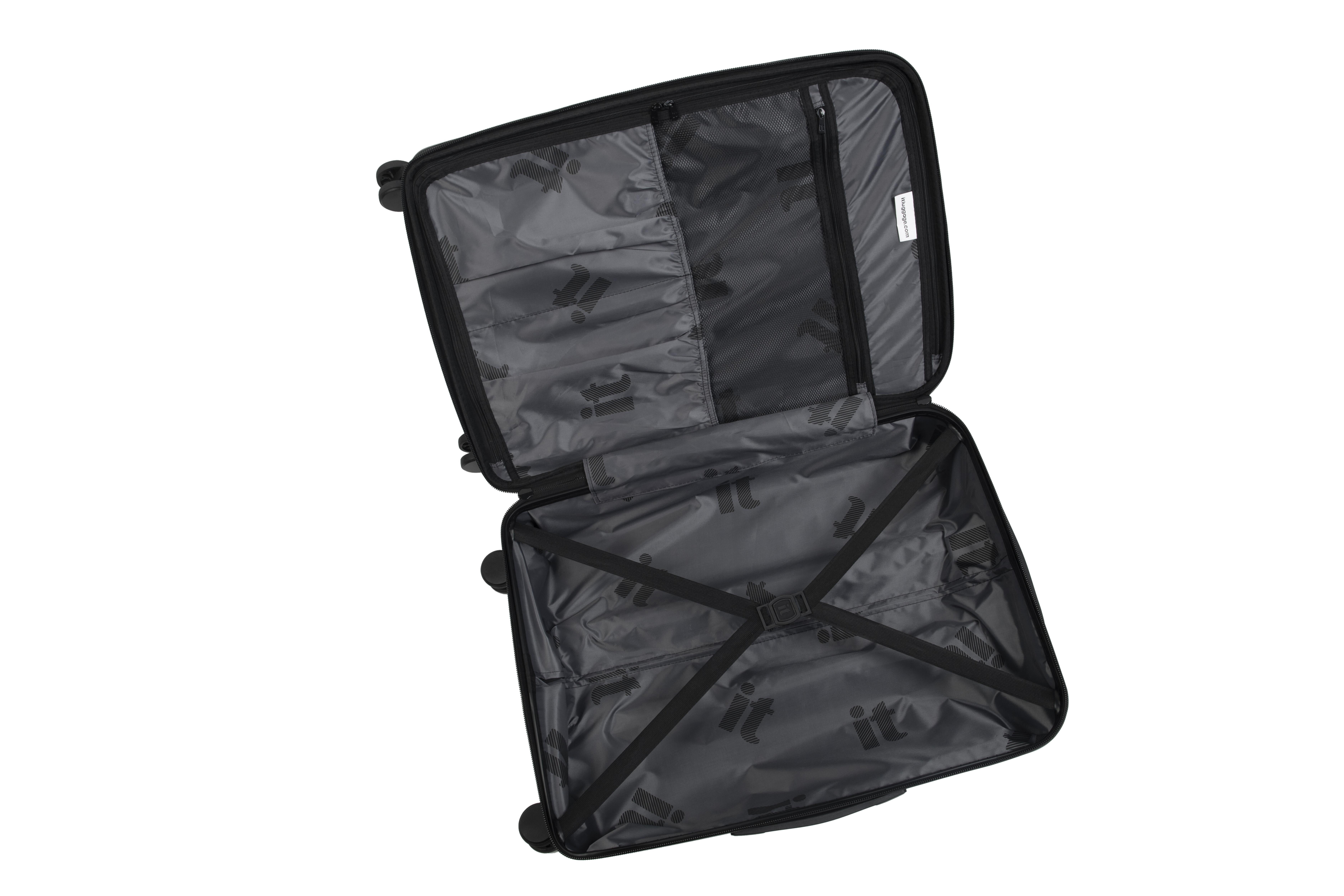 it luggage Legion 28" w / TSA Lock Hardside Checked 8 Wheel Expandable Spinner, Silver