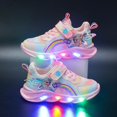 thumbnail image 2 of Cartoon Frozen Birthday Gifts Girls Casual Shoes Led Light Sneakers Elsa Princess Shoes Baby Toddler Girls Sneakers zhangyuxiang LED, 2 of 2