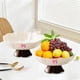 thumbnail image 4 of Platos de fruta de 9,84 pulgadas, platos de frutas de alto valor, platos de frutas, platos de mesa de centro para el hogar, platos de dulces, platos de aperitivos de lujo, platos de colocacin, 4 of 6