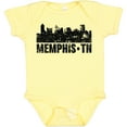 thumbnail image 3 of Inktastic Memphis City Skyline with Grunge Boys or Girls Baby Bodysuit, 3 of 5