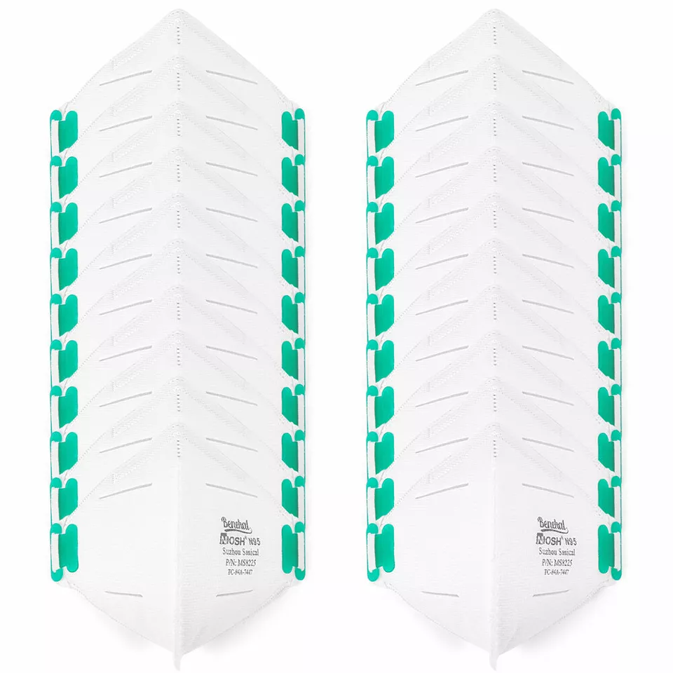 CRESTIN- 20Pcs Medical N95 Masks Particulate Respirator Protective Face Mask Disposable